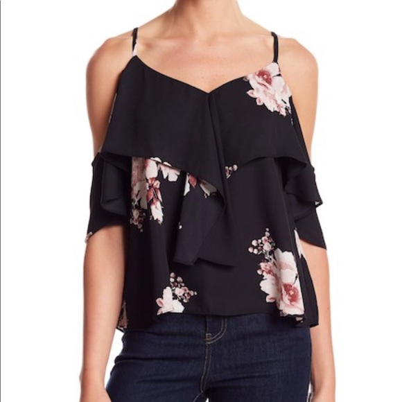 Soprano Tops - •Cold Shoulder Top•